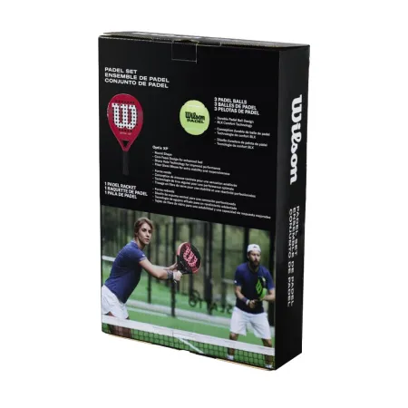 Набор для падела WILSON Optix XP Padel KIT, WR202110U2, ракетка + 3мяча, красный за 20&nbsp;362.60 ₽ купить в Саратове