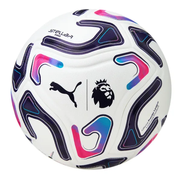 Мяч футб. PUMA Stellar Pro PL, 08510701, р.5, FIFA Quality Pro, 8п, ПУ, термосш, бело-фиолетовый за 9&nbsp;069.50 ₽ в Саратове