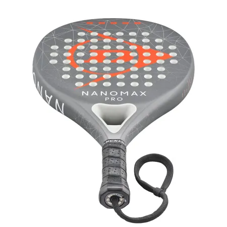 Ракетка для падела Dunlop Nanomax Pro, 10370739, для профессионалов, карбон,серо-оранжевый за 17&nbsp;248.20 ₽ купить в Саратове