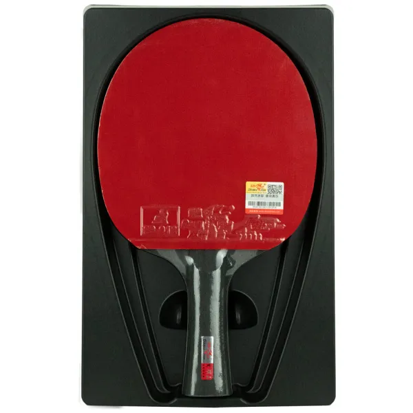 Ракетка для н/т DOUBLE FISH Black Carbon King Racket 3***, для професс.,ITTF Appr.,накл.2,1,мм за 4&nbsp;346.90 ₽ в Саратове