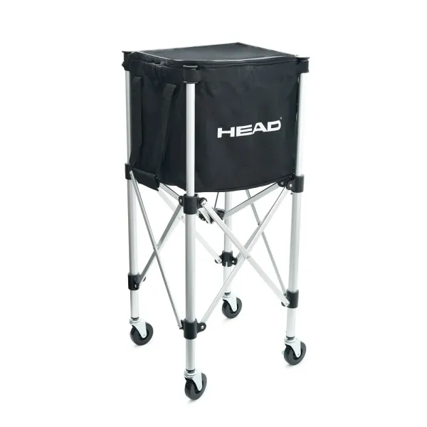 Корзина для теннисных мячей HEAD TT7003, на 125 мячей,с сумкой-переноской, складная, металл, черный за 6&nbsp;942.80 ₽ в Саратове