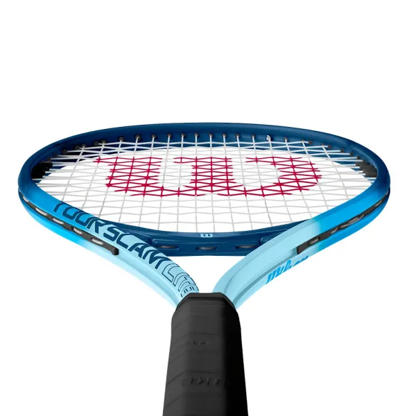Ракетка б/т Wilson Tour Slam Lite Gr3, WR199010U3,для любит, алюминий, со струнами, сине-голубая за 6&nbsp;358 ₽ в Саратове