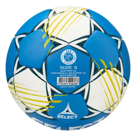 Мяч ганд. SELECT HB FORCE DB V25, 1622858205, Senior (р.3), EHF Appr,ПУ, гибр.сш., сине-белый за 8&nbsp;438.80 ₽ купить в Саратове