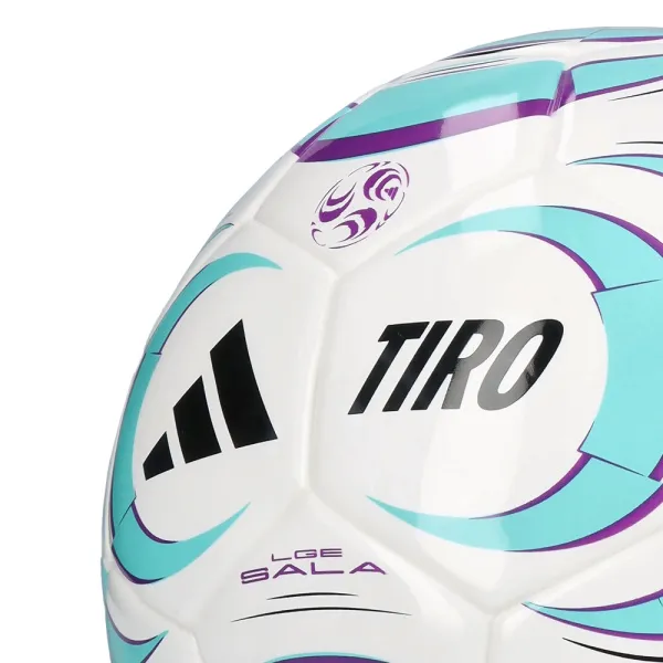 Мяч футзал. ADIDAS Tiro League Sala JW1526, р.4, FIFA Basic, 32 пан, ТПУ, термосш., бело-бирюз-фиол за 4&nbsp;833.10 ₽ в Саратове
