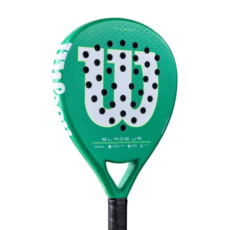 Ракетка для падела WILSON Blade Jr  V4 Padel, WR213811U0, для начин-х, стекловолокно, зеленый за 14&nbsp;934.50 ₽ купить в Саратове