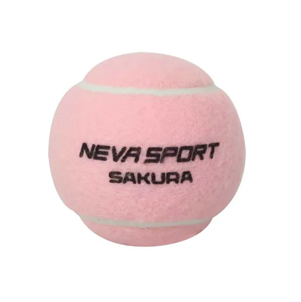 Мяч для падела NS Sakura, UAA2, уп.3 шт, сукно, нат.резина, розовый за 824.50 ₽ в Саратове