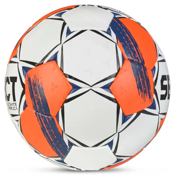 Мяч ганд. SELECT Ultimate Replica v25, 3572858745, р.3(Senior), ПУ,руч.сш, бел-оранж-т.син за 5&nbsp;373.70 ₽ в Саратове