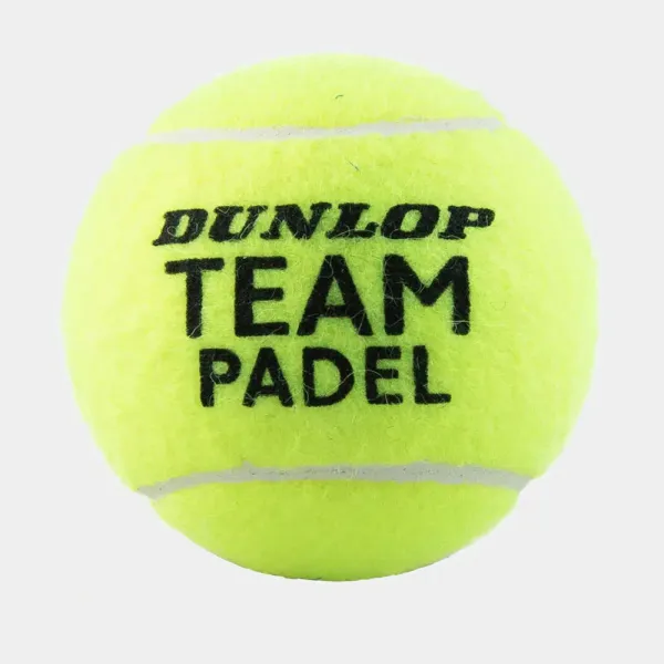 Мяч для падела Dunlop Team Padel, 601553, уп.3 шт, сукно, нат.резина,желтый за 1&nbsp;110.10 ₽ в Саратове