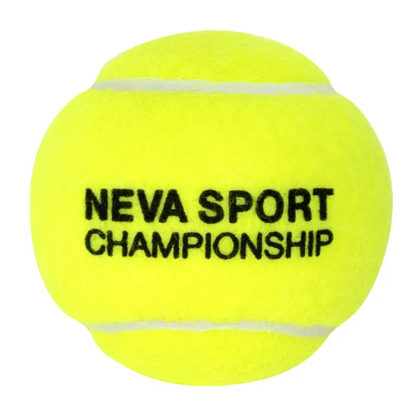 Мяч теннисный NS Championship 3B, 124001, уп.3шт, сукно, нат.резина, желтый за 646 ₽ в Саратове