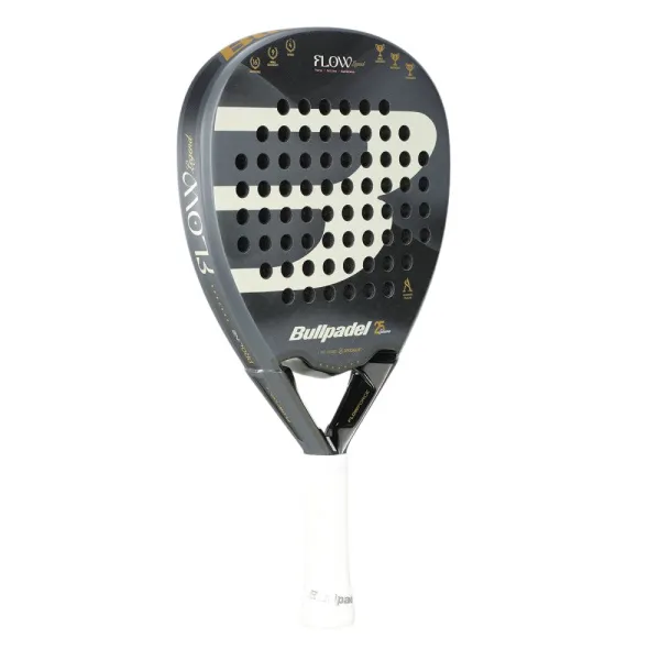 Ракетка для падела BULLPADEL Flow Legend, 494405, для профессионалов, стекловолокно,черно-белый за 31&nbsp;307.20 ₽ в Саратове
