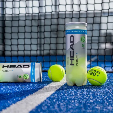 Мяч для падела HEAD Padel Pro+, 540203, уп.3 шт, FIP Approved, войлок,нат.резина,желтый за 933.30 ₽ купить в Саратове