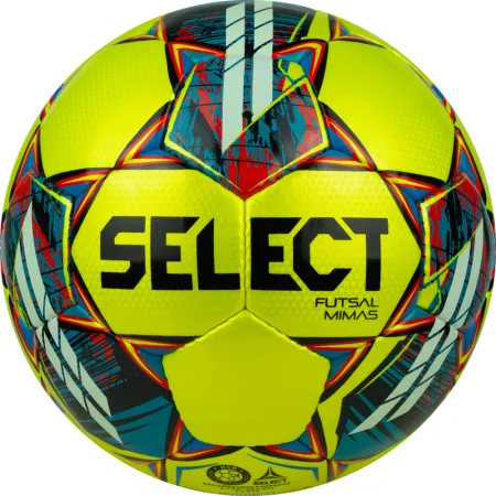 Мяч футзал. SELECT Futsal Mimas, 1053460550, р.4,FIFA Basic, 32 пан, гл.ПУ, руч.сш, жел-сине-красный за 6&nbsp;303.60 ₽ купить в Саратове