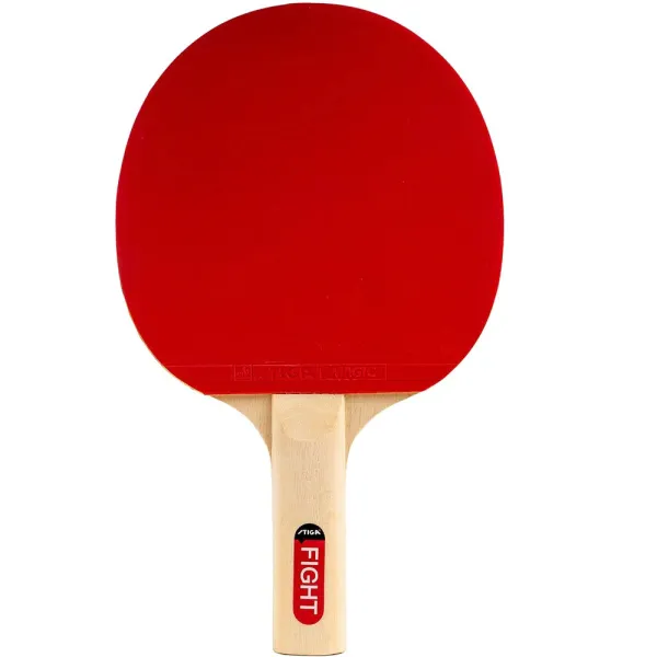 Ракетка для н/т Stiga Fight Red, 184001, для любителей, накладка 1,5 мм ITTF, прямая ручка за 1&nbsp;837.70 ₽ в Саратове