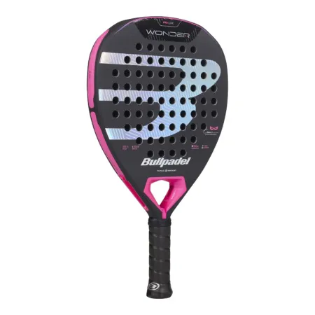Ракетка для падела BULLPADEL Wonder 27, 497250, для продв.игроков, стекловолокно, карбон, черно-роз за 42&nbsp;969.20 ₽ купить в Саратове