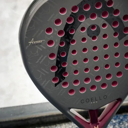 Ракетка для падела HEAD Coello Pro 2026, 225036, для профессионалов, карбон, коричнево-бордовый за 33&nbsp;619.20 ₽ купить в Саратове