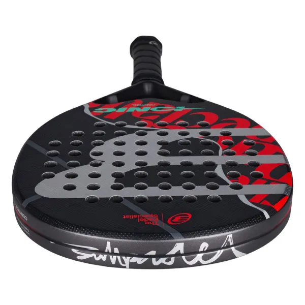 Ракетка для падела BULLPADEL Ionic Control 26, 494412, для продв. игроков, карбон, черно-красный за 33&nbsp;734.80 ₽ в Саратове