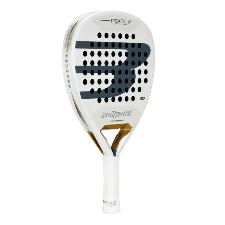 Ракетка для падела BULLPADEL Pearl 26, 493804, для профессионалов, карбон, бело-серый за 35&nbsp;929.50 ₽ купить в Саратове