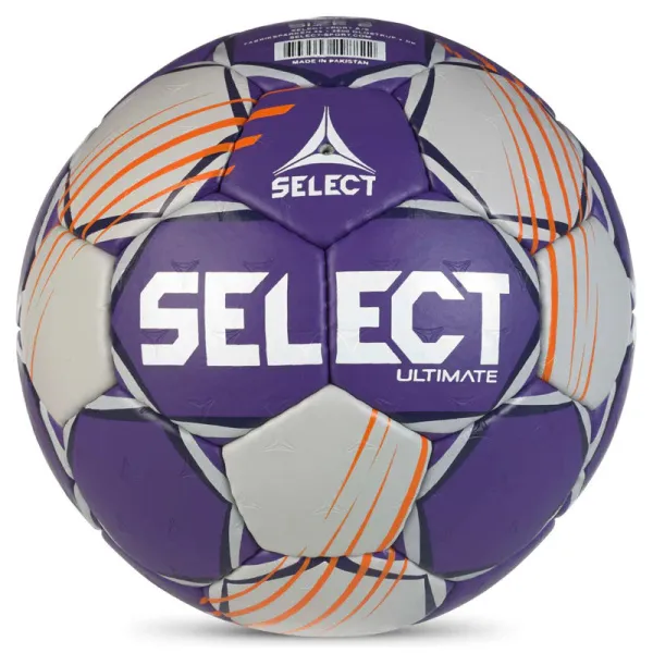 Мяч ганд. SELECT Ultimate Official EHF V24, 1612858999, Senior(р.3), EHF Appr, ПУ, руч.сш, фиол-сер за 15&nbsp;504 ₽ в Саратове