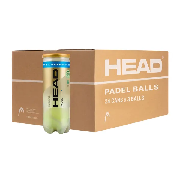 Мяч для падела HEAD Padel Pro S+, 540303, уп.3 шт, FIP Approved, войлок,нат.резина,желтый за 933.30 ₽ в Саратове