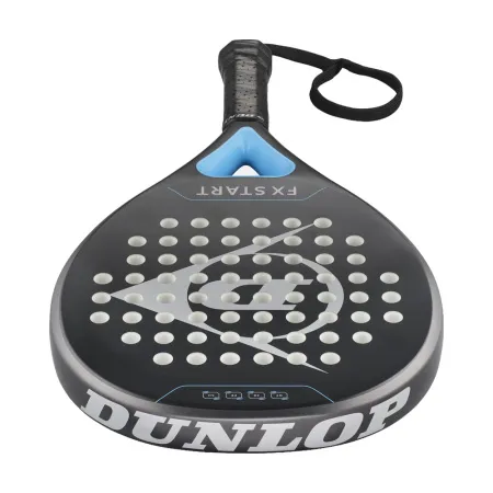 Ракетка для падела Dunlop FX Start, 10370737, для начинающих, гибрид, графит, черно-синий за 13&nbsp;175 ₽ купить в Саратове
