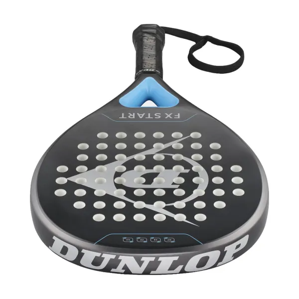 Ракетка для падела Dunlop FX Start, 10370737, для начинающих, гибрид, графит, черно-синий за 13&nbsp;175 ₽ в Саратове