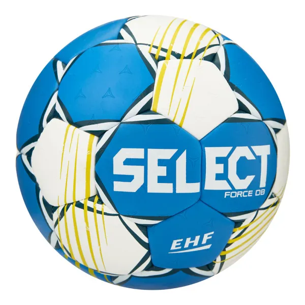 Мяч ганд. SELECT HB FORCE DB V25, 1622858205, Senior (р.3), EHF Appr,ПУ, гибр.сш., сине-белый за 8&nbsp;438.80 ₽ в Саратове