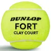 Мяч теннисный Dunlop Fort Clay Court 4B, 601613, уп.4 шт,одобр.ITF и FFT,сукно,нат.резина,желтый за 1&nbsp;812.20 ₽ купить в Саратове