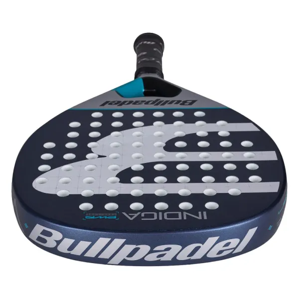 Ракетка для падела BULLPADEL Indiga Power 26, 494416, для начинающих, стекловолокно, темносине-серый за 14&nbsp;672.70 ₽ в Саратове