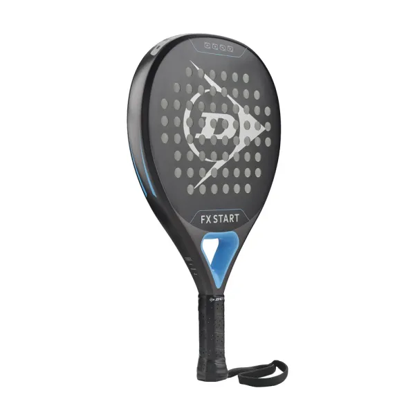Ракетка для падела Dunlop FX Start, 10370737, для начинающих, гибрид, графит, черно-синий за 13&nbsp;175 ₽ в Саратове