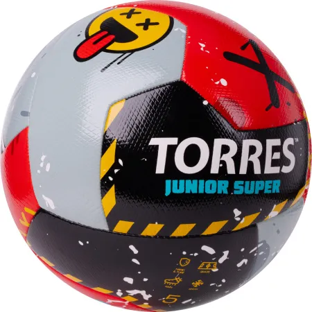 Мяч футб. TORRES Junior-5 Super, F323305, р.5, ПУ,4сл,12 п,гибрид.сш,крас-чёрн-сер за 2&nbsp;272.90 ₽ купить в Саратове