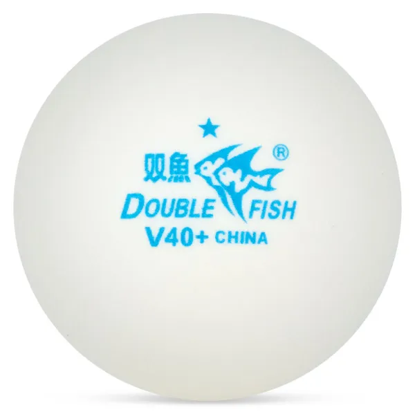 Мяч для наст. тенниса DOUBLE FISH 1* Ball, арт. V40+1, диам. V40+мм,плаcтик,упак.100 шт,белый за 4&nbsp;243.20 ₽ в Саратове