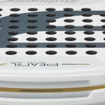 Ракетка для падела BULLPADEL Pearl 26, 493804, для профессионалов, карбон, бело-серый за 35&nbsp;929.50 ₽ купить в Саратове