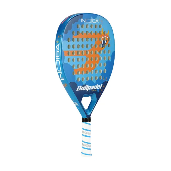 Ракетка для падела BULLPADEL Indiga Jr Boy 26, 494422, для начинающих, стекловолокно,сине-оранжевый за 10&nbsp;480.50 ₽ в Саратове