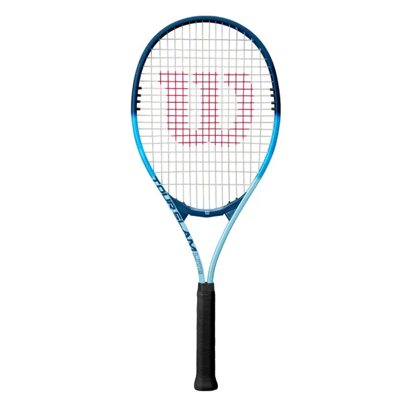 Ракетка б/т Wilson Tour Slam Lite Gr3, WR199010U3,для любит, алюминий, со струнами, сине-голубая за 6&nbsp;358 ₽ в Саратове