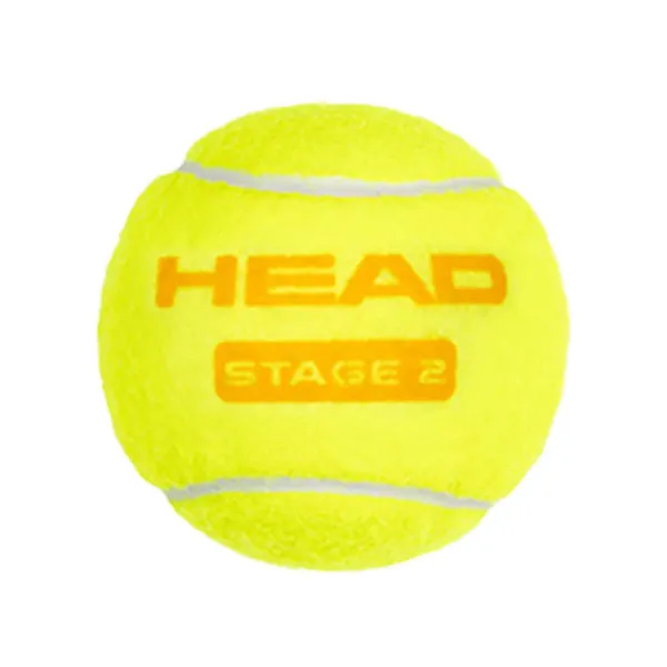 Мяч теннисный детский HEAD Stage 2 Orange, 578423,уп.3 шт, фетр,нат.резина,желто-оранжевый за 836.40 ₽ в Саратове