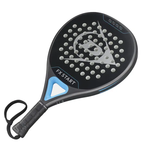Ракетка для падела Dunlop FX Start, 10370737, для начинающих, гибрид, графит, черно-синий за 13&nbsp;175 ₽ в Саратове