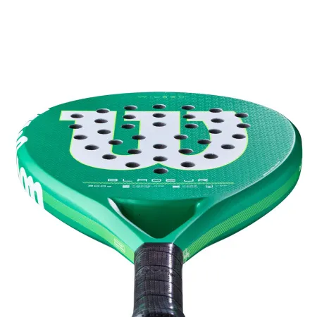 Ракетка для падела WILSON Blade Jr  V4 Padel, WR213811U0, для начин-х, стекловолокно, зеленый за 14&nbsp;934.50 ₽ купить в Саратове