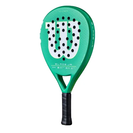 Ракетка для падела WILSON Blade Jr  V4 Padel, WR213811U0, для начин-х, стекловолокно, зеленый за 14&nbsp;934.50 ₽ купить в Саратове