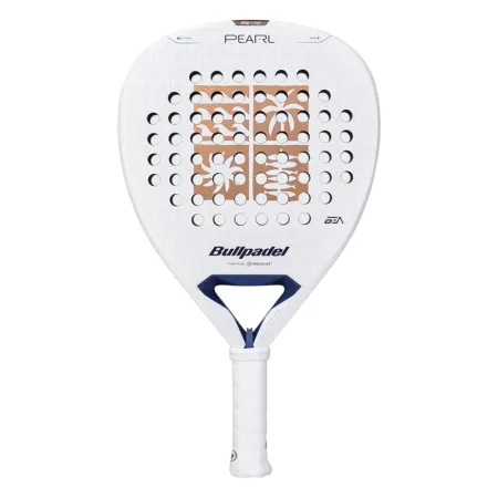 Ракетка для падела BULLPADEL Pearl 27, 497249, для проф-в, стекловолокно,карбон, бело-золотистый за 44&nbsp;319 ₽ купить в Саратове