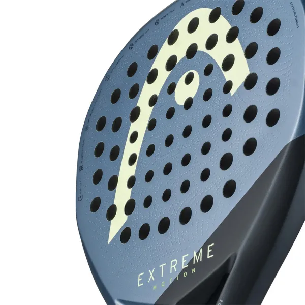 Ракетка для падела HEAD Extreme Motion, 223135, для профессионалов, углеродное волокно, темно-синий за 26&nbsp;894 ₽ в Саратове