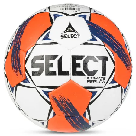 Мяч ганд. SELECT Ultimate Replica v25, 3572858745, р.3(Senior), ПУ,руч.сш, бел-оранж-т.син за 5&nbsp;373.70 ₽ купить в Саратове