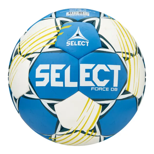 Мяч ганд. SELECT HB FORCE DB V25, 1622858205, Senior (р.3), EHF Appr,ПУ, гибр.сш., сине-белый за 8&nbsp;438.80 ₽ в Саратове