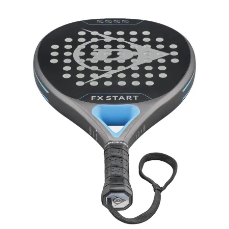 Ракетка для падела Dunlop FX Start, 10370737, для начинающих, гибрид, графит, черно-синий за 13&nbsp;175 ₽ купить в Саратове
