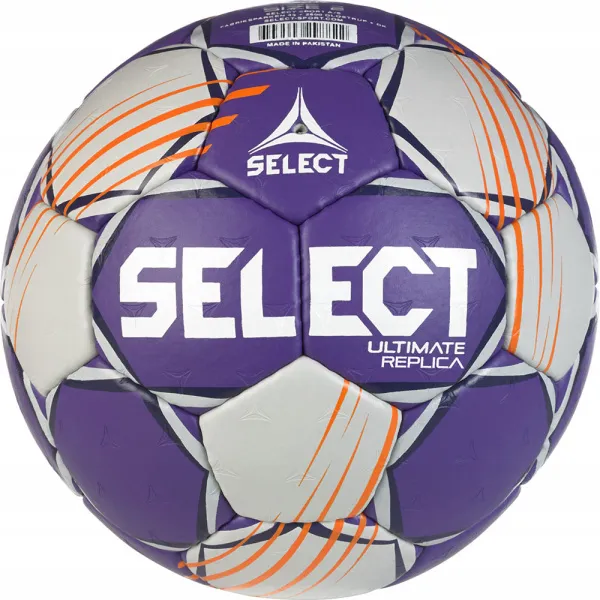 Мяч ганд. SELECT Ultimate Official EHF V24, 1612858999, Senior(р.3), EHF Appr, ПУ, руч.сш, фиол-сер за 15&nbsp;504 ₽ в Саратове